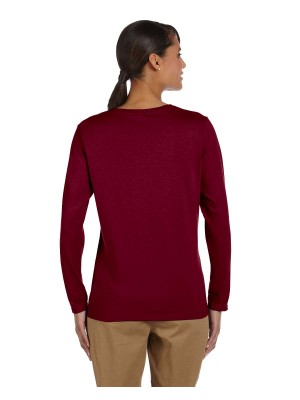 G540L Gildan Ladies' Heavy Cotton™ 5.3 oz. Long-Sleeve T-Shirt